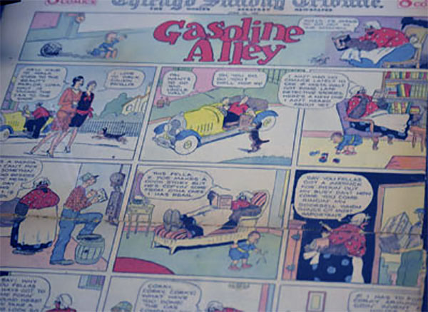Gasoline Alley Exhibit Gasoline Alley Exhibit